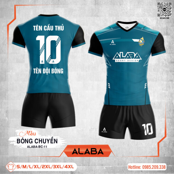 Đồng phục bóng chuyền ALABA-BC-11 Xanh lam đậm