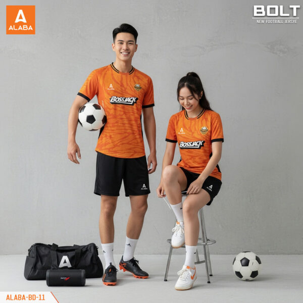 Bộ Quần Áo Thể Thao ALABA BD-11 – Màu Cam Năng Động