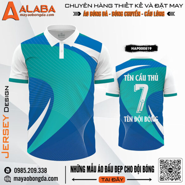 Áo Đấu Thể Thao Unisex Xanh Dương Xanh Ngọc - HAP000819