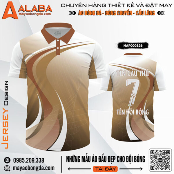 Áo Thể Thao Nam Alaba Sport HAP000826 - Tông Nâu Caramel Gradient