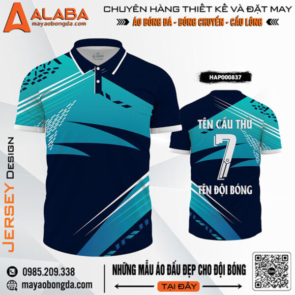 Áo Thể Thao Xanh Dương Đậm & Xanh Ngọc HAP000837